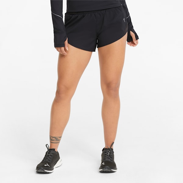 5K Woven 3" Women's Running Shorts, Puma Black, extralarge